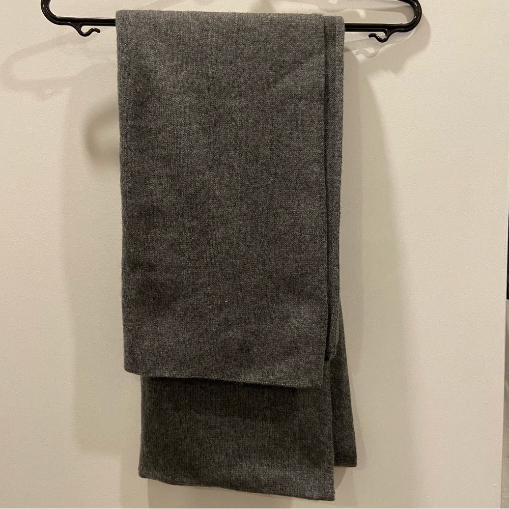 COS Grey 100% Cashmere Scarf